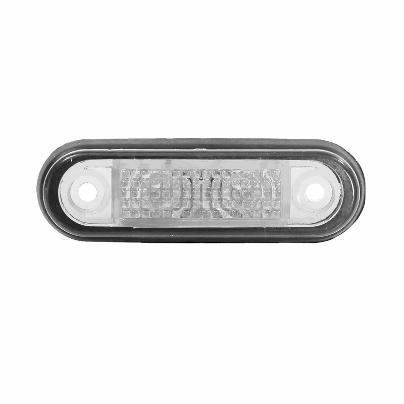 Бял LED Лед диоден преден маркер токос габарит за бус платформа камион ремарке автобус 75 мм х 22 мм 24V - 3
