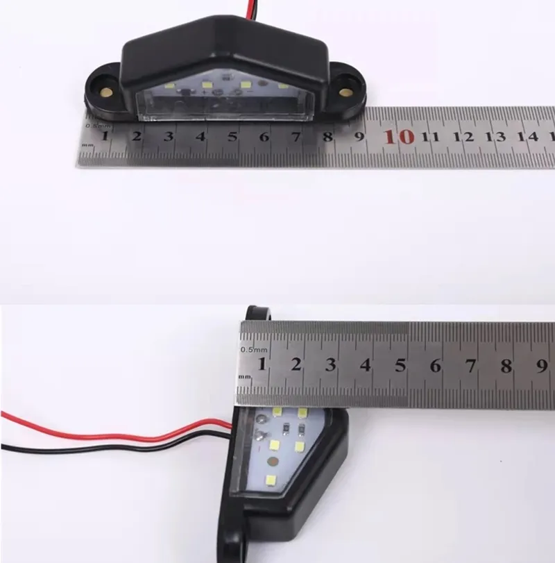 12V ЛЕД LED Диодно осветление за заден регистрационен номер за Автомобил Камион Бус Ремарке Каравана и др. - 3