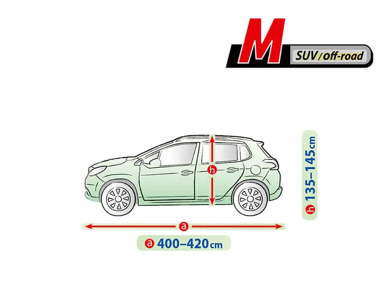 Висококачествено Покривало Kegel за Джип SUV OFF-ROAD Серия Mobile Garage размер M 400 - 420см х 135 - 145см - 3
