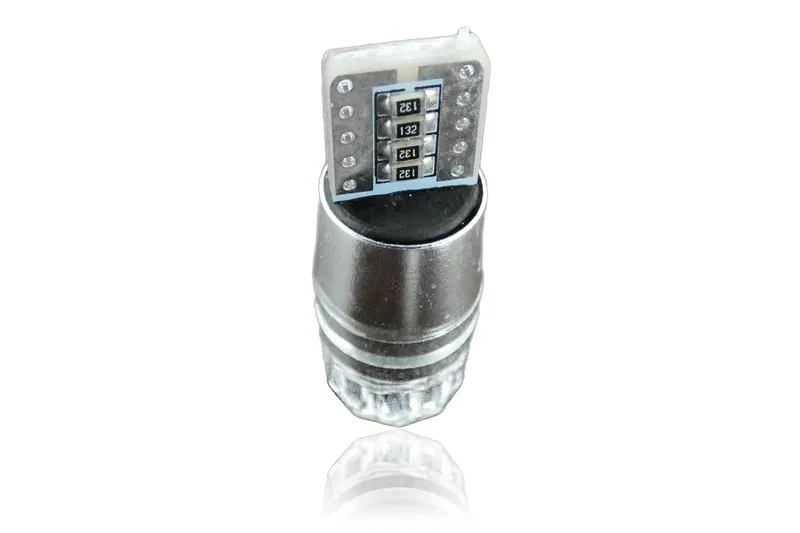 LED Лед Диоднa Крушкa За Габарит, Т10 W5W, COB 8-Core, 12V , Canbus - Error free , Без грешки, Бяла и Синя Светлина - 3