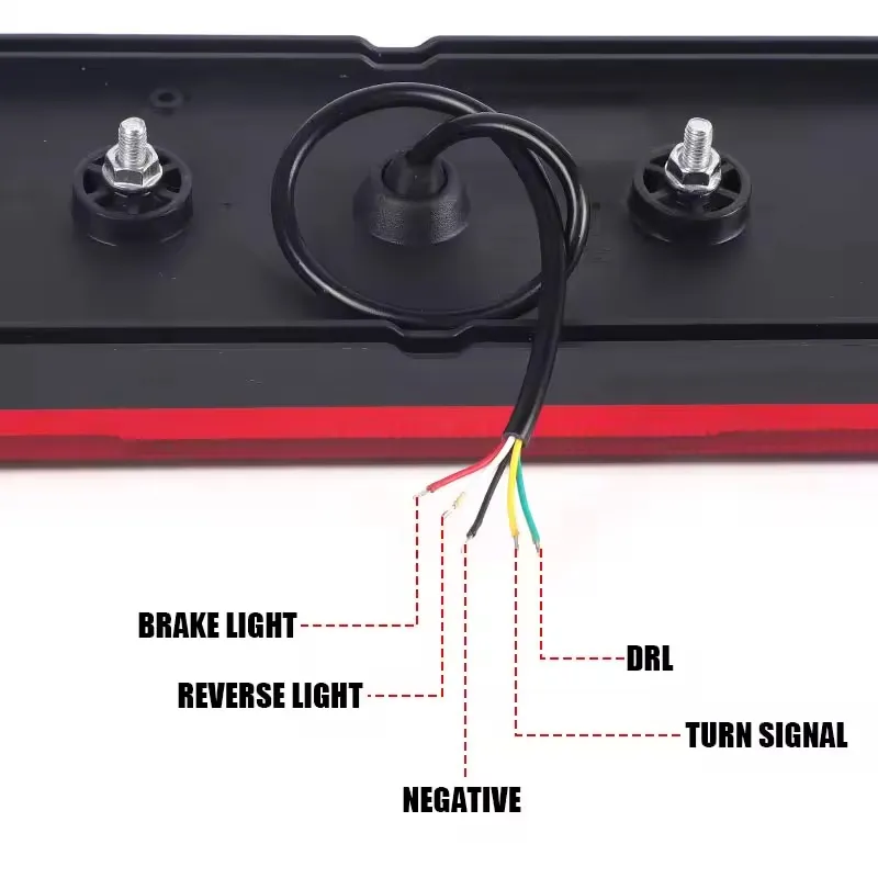 Универсални LED Стопове 12V 24V с Бягащ Мигач, Стоп, Габарит и Заден Ход E9 Сертифицирани Комплект от 2 броя - 3