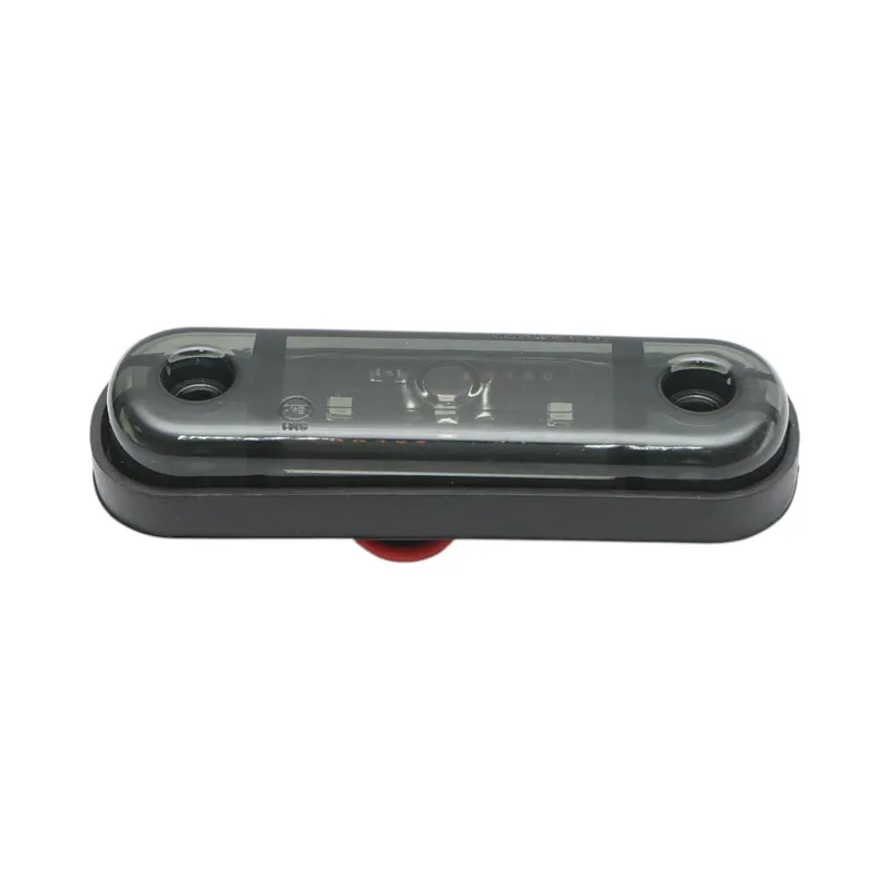 Червена LED Габаритна светлина / Маркер - Опушен 3 диода 12V-24V - 3