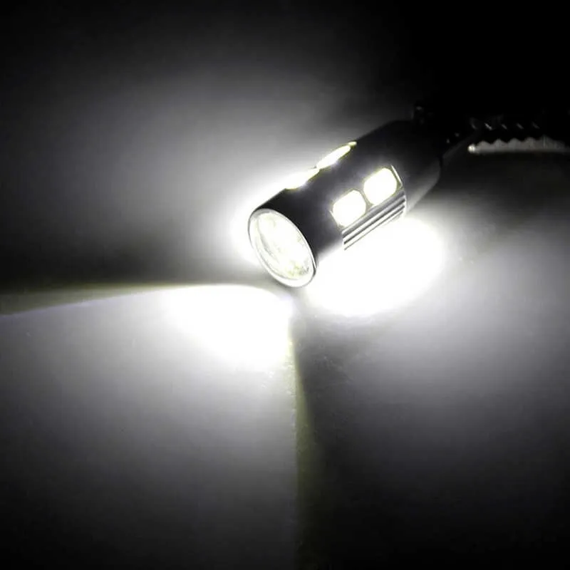 Лед LED Крушка За Габарит, Т10 W5W LED 10 SMD, Canbus, 12V, Бяла Светлина - 3