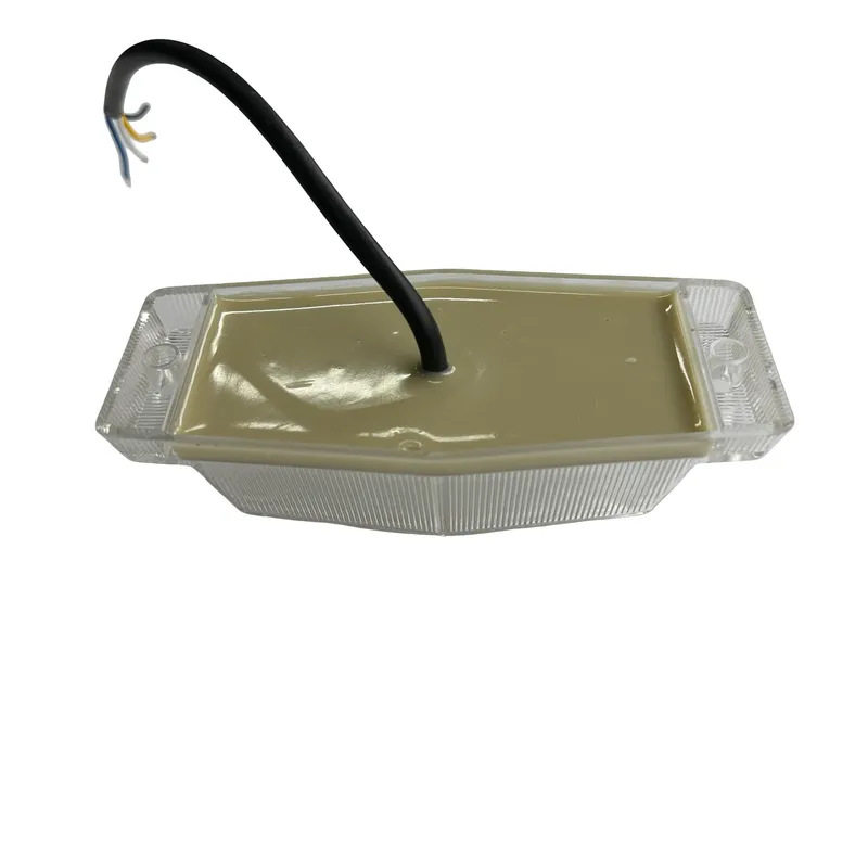 LED Габарит със Сигнална Блиц функция - 2 светлини Жълто/Бяло 30 диода 24V - 3