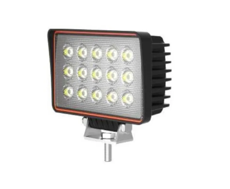 16См 45W Правоъгален Супер Мощен PRO Led Диоден Халоген Лед Лампа Прожектор 12V 24V - 3