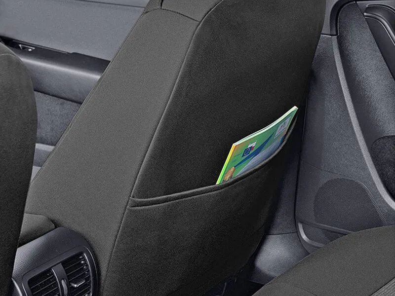 Пълен Комплект Тапицерия Kegel за предни+задни седалки на Volkswagen Passat B7 2010-2014 Черна Текстил - 3
