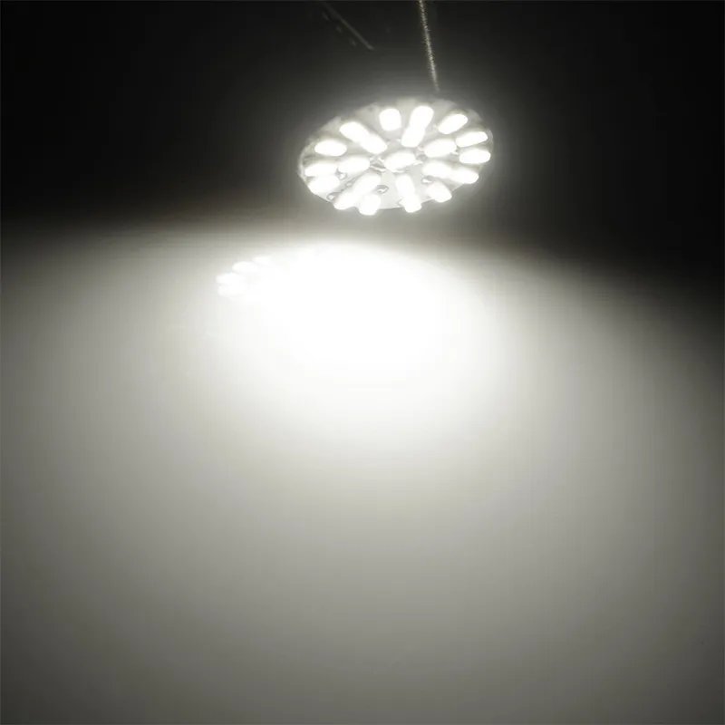 LED Лед Крушки, 22 SMD, BA15S 1156 (P21W), BAU15S 1156 (PY21W), 12V - 24V, Бяла, Оранжева, Червена, Синя Светлина - 3