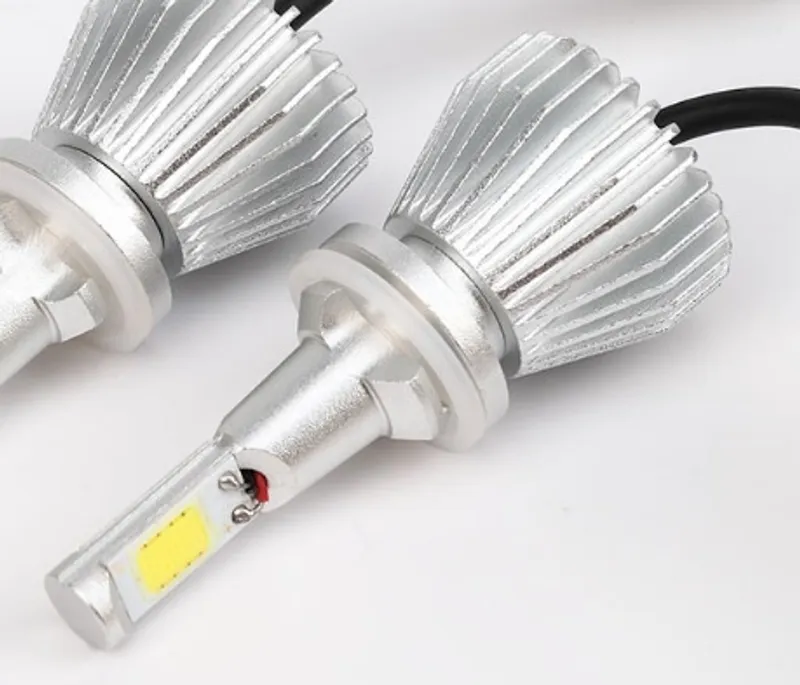 2бр. Комплект ЛЕД LED 24W 3000lm диодни Крушки H7 12V 24V - 3