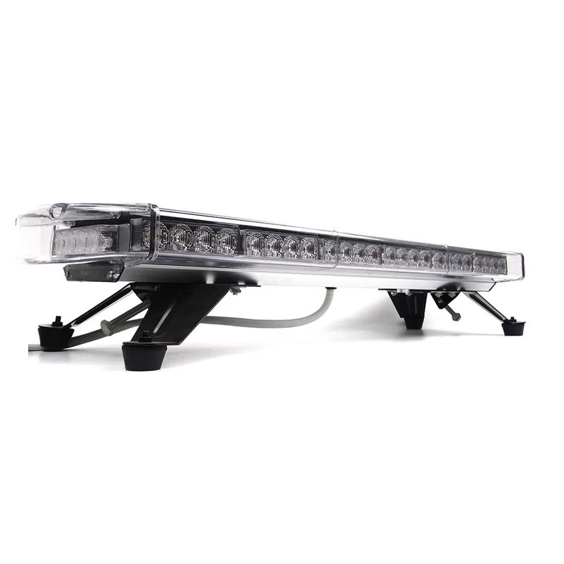 76 см LED Аварийна Сигнална Лампа - Маяк, 15 Режима, E-Mark E9, 12V / 24V,Оранжева Светлина, За Пътна Помощ, Репатрак, Платформа, Снегорин и Багер - 3