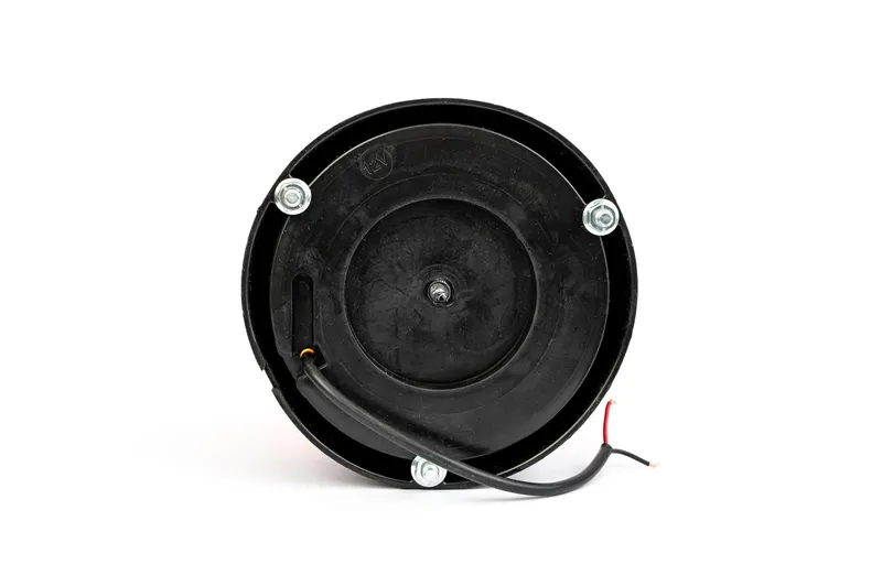 Въртяща Сигнална Аварийна Оранжева Лампа Маяк с Крушка 24V Ø 146mm - 3