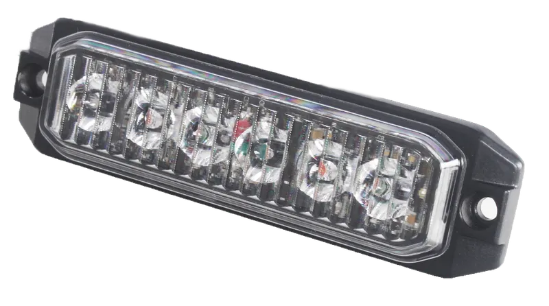 6 LED Блиц Светлина Мигаща Аварийна Лампа За Пътна Помощ Жълта 12V - 24V - 3