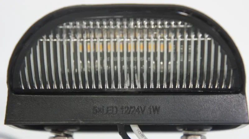 2 Броя Комплект LED Oсветление, Лед Плафон за Регистрационен Номер, 12V-24V, 75X45mm - 3