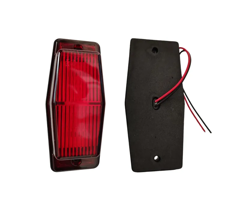 Стационарна LED сигнална / габаритна лампа – Червена 12V/24V - 3
