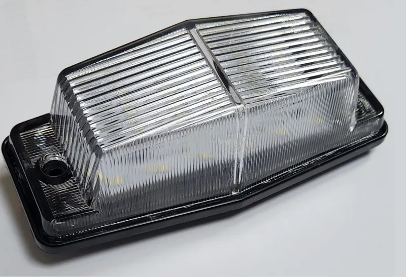 LED Лед Диоден Бял Габарит Мигаща светлина 12 Диода 12V - 24V За Камион Трактор Багер Селскостопански Машини и др. - 4