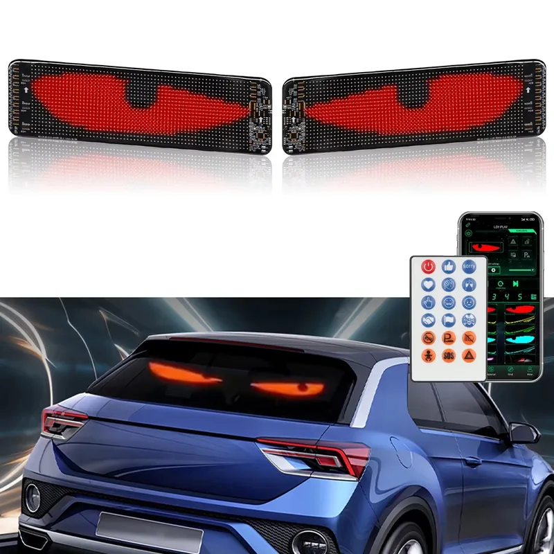 LED ЛЕД дисплей табела панел екран с дистанционно управление за автомобил 59 x 12cm - 4