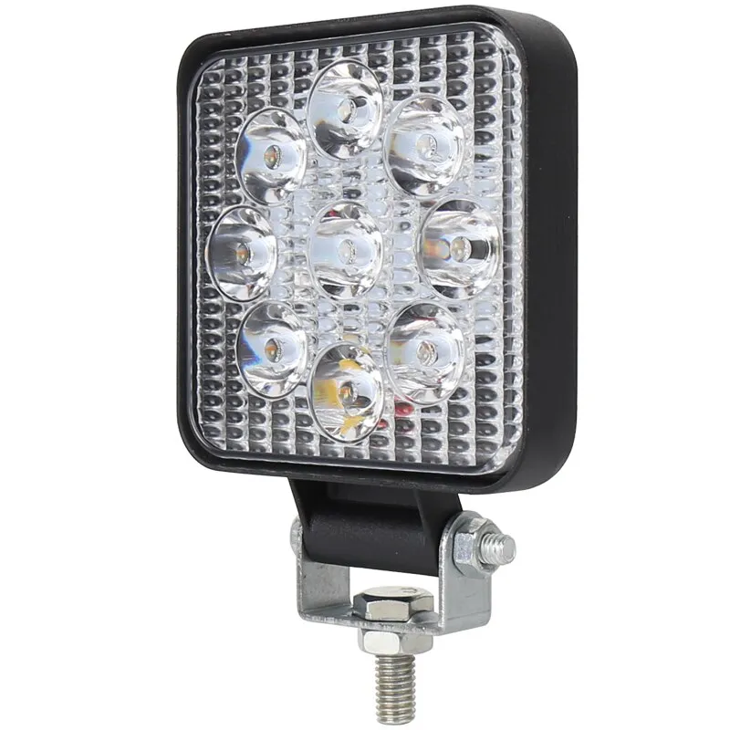Комплект от 2бр. Мини Лед LED Диоден Фар Халоген Дневни Светлини 12V - 24V за автомобил офроуд бус ван камион - 4