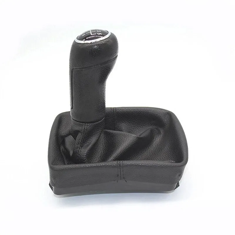 Топка Скоростен Лост с Маншон От Еко Кожа За VW Polo Mk4 5 Скорости ОЕМ 6Q2711113F - 4