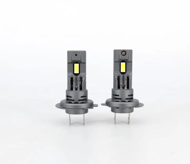 Комплект Умалени Мини LED Крушки E4S H7 H18 12V 50W 15000lm - 4
