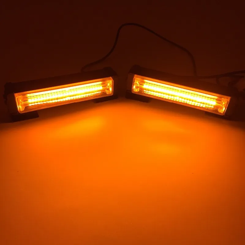 Комплект 2 Броя С Контролер 12.5 cm Сигнална Аварийна Блиц Маяк Led Бар Лампа Пътна Помощ Платформа - 4