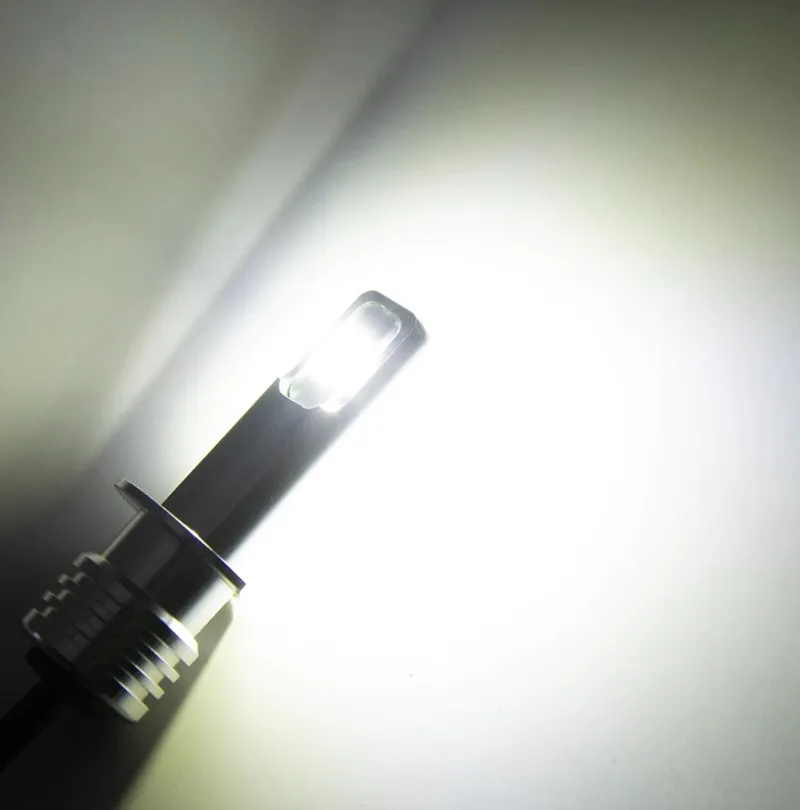 Комплект от 2 броя ЛЕД LED крушки за фарове H1 Х1 12V-24V Бели 6000k - 4