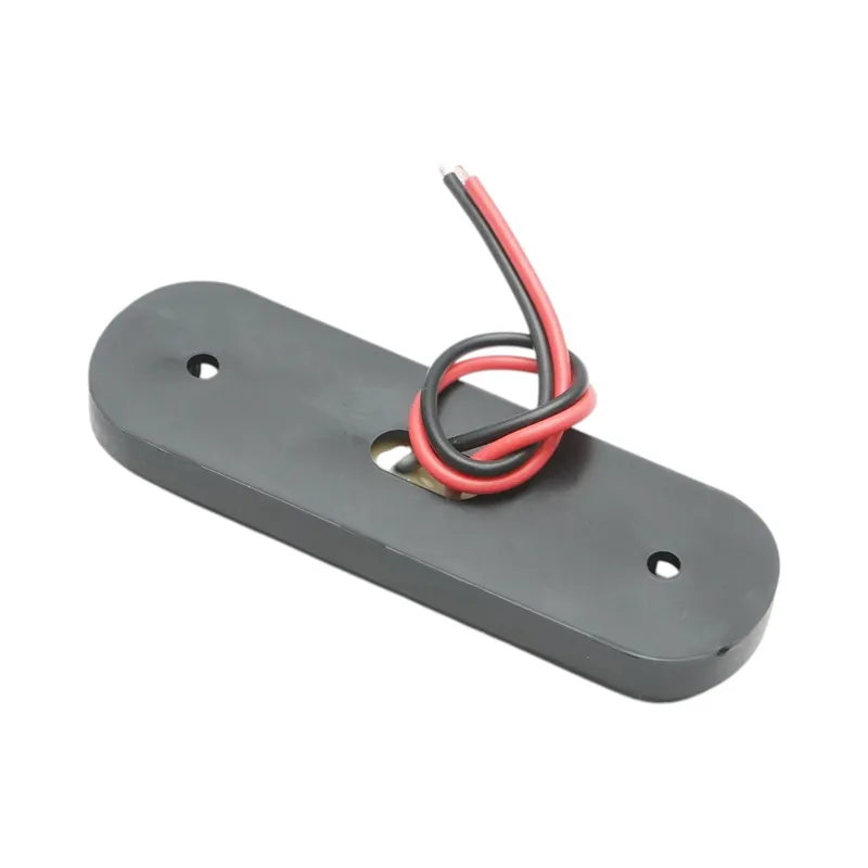 Жълта LED Габаритна светлина / Маркер - Опушен 3 диода 12V-24V - 4