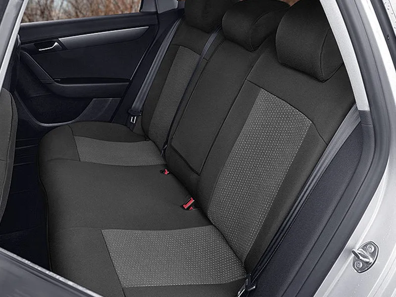 Пълен Комплект Тапицерия Kegel за предни+задни седалки на Volkswagen Passat B7 2010-2014 Черна Текстил - 4