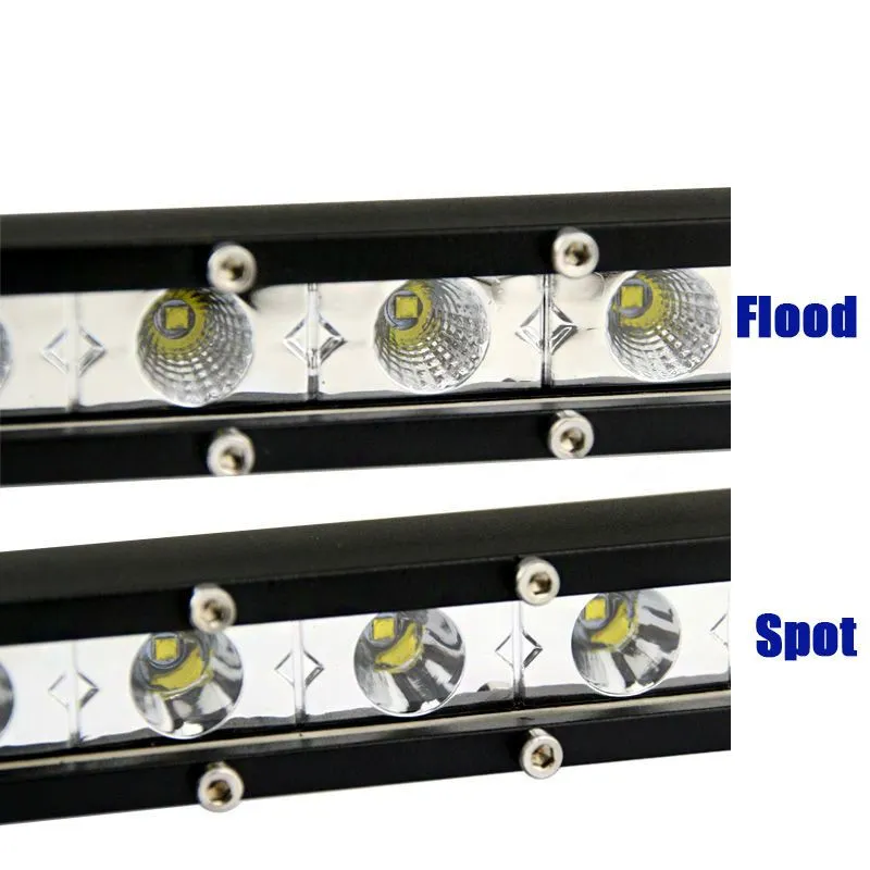 49,5 См Мощен Slim LED бар с Комбинирана Combo светлина 54W 18 LED 12V 24V АТВ, Джип, 4х4, Offroad - 4