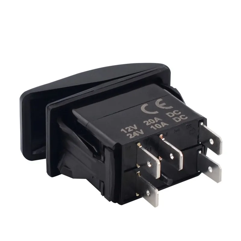Копче, Бутон, За Вграждане, за LED Лед Бар, Халоген, Задна Светлина, 12V - 24V, Надпис  TRAY LIGHTS , Синя Светлина - 4