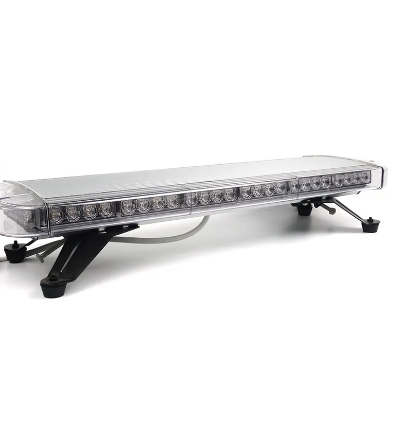 76 см LED Аварийна Сигнална Лампа - Маяк, 15 Режима, E-Mark E9, 12V / 24V,Оранжева Светлина, За Пътна Помощ, Репатрак, Платформа, Снегорин и Багер - 4
