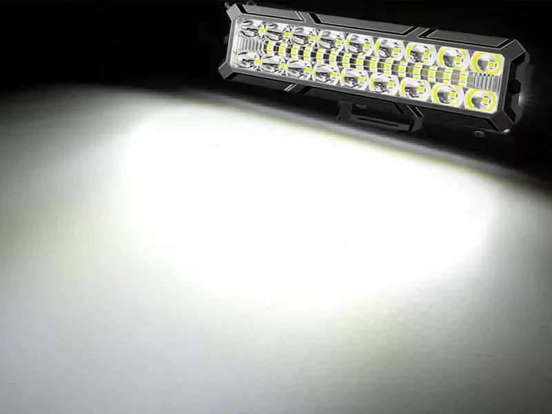 15.5 cm 93W Диоден Прожектор Супер Мощен Халоген Led Bar Лед Бар Бяла Комбиниранa Светлина 12V - 24V За АТВ SUF Джип 4х Offroad Камион - 4