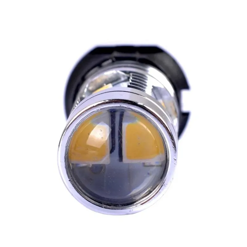 Комплект от 2 броя LED крушки PW24W / PWY24W – 2323 SMD бяла светлина 6000K 360° 12–30V, Canbus без грешки - 5