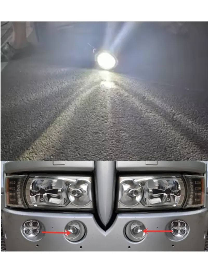 Комплект LED халогени, фарове за мъгла за SCANIA серия P, G, R, T 2004-2017 - 5