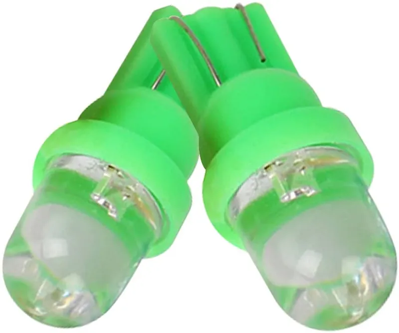 LED Лед Диодни Крушки За Табло, Габарит, Т10 W5W, 1X LED, 12V, 5 Цвята Светлина - 5