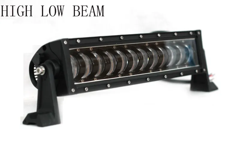 9D 42.5 СМ Led Bar Лед Бар Hi/Lo Kъси Дълги Водоустойчив Удароустойчив 12V 24V 7680 LМ 96W С Лупи Off-Road Лед Бар За Джип ATV - 5