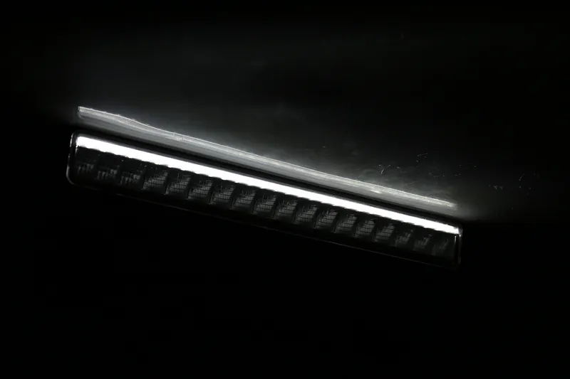 38см LED Лед Бар Със Стойка За Номер С Три Функции 55W, 4768lm, 12V - 24V E-Mark Подходящ За Автомобил, Бус, Камион, Селскостопански машини, Трактор, Комбайн, Агро Техника, Сеялка, Пръскачка, Джип, 4X4, Offroad, SUV - 5