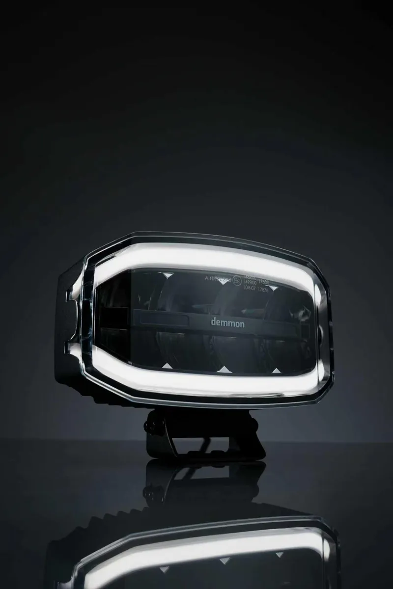 LED Халоген Demmon 10 (244mm) IP67, 9-32V 90W E-MARK (ECE R148/R149/R10) с Динамична Бяла и Оранжева DRL Светлина-Мигач - 5