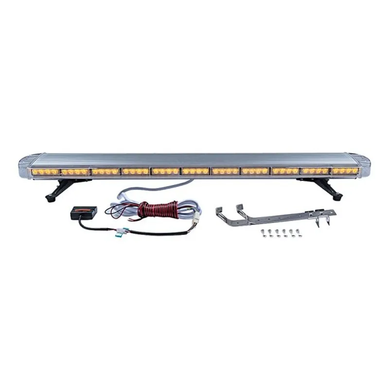 12V 24V Лед Led Диодна Мощна Аварийна Сигнална Лампа Буркан с Магнит 130 см 10 режина Бяло Стъкло За Пътна Помощ Платформа Снегорин и др. - 5