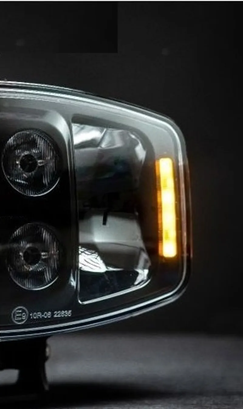 LED ЛЕД 90W Jumbo фар халоген лампа 12V - 24V с DRL parking светлина бяло-жълто за джип камион трактор - 5