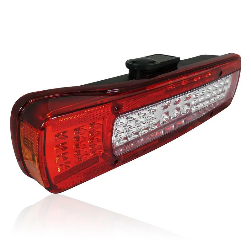 Комплект LED Лед Стопове Диодни със Светлина За Номер Зумер Заден Ход 24V За Волво Volvo FH4 2013+ - 5