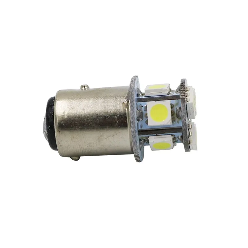 LED Лед Крушки, 22 SMD, BA15S 1156 (P21W), BAU15S 1156 (PY21W), 12V Бяла, Оранжева, Червена Светлина - 5