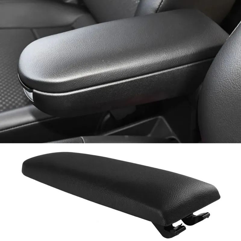 Капак за подлакътник VW Golf 4, Bora, Beetle, Polo, Passat, Jetta с черно кожено покритие - 5