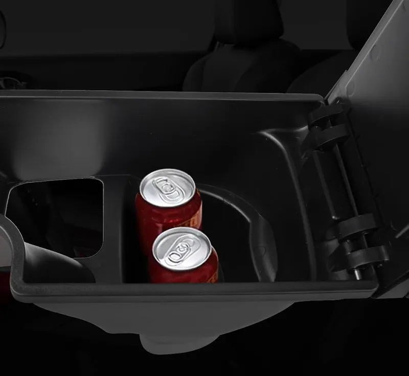Подлакътник за автомобил Nissan Juke 2010-2019 MK1, с отделение за съхранение, 2x USB-A, 1x USB-C, достъп до бутоните за подгрев на седалките, черен - 5