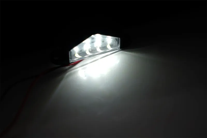 12V ЛЕД LED Диодно осветление за заден регистрационен номер за Автомобил Камион Бус Ремарке Каравана и др. - 5