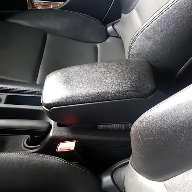 Капак за подлакътник за AUDI A3 8P 2003-2012г. с черно кожено покритие - 5
