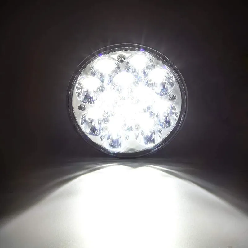14.5 см ЛЕД LED 5D 36W Универсален прожектор фар лампа халоген с къси / дълги светлини за мотоциклет автомобил офроуд бус ван камион трактор комбайн багер къси/дълги 12V-24V 5,7 инча - 5