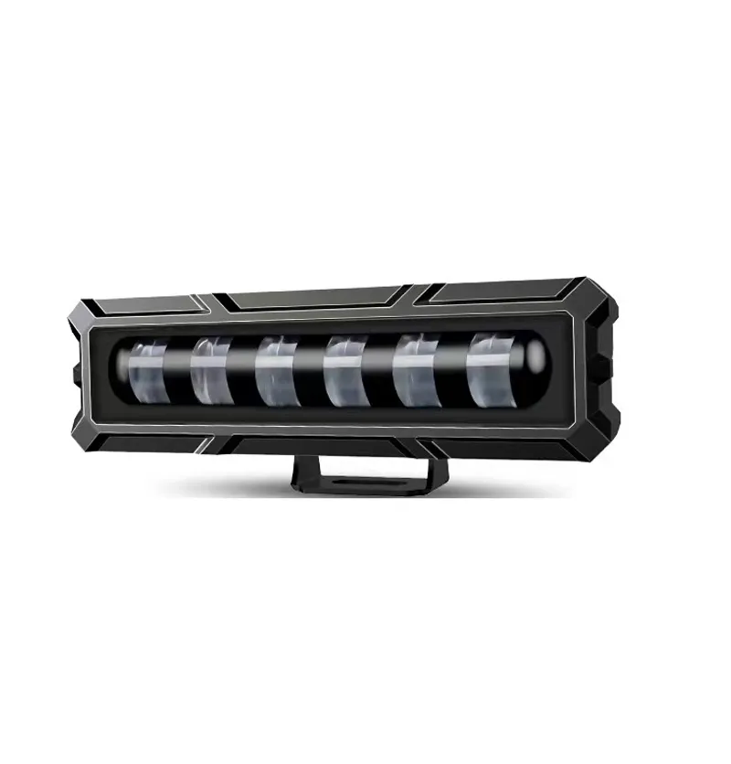 15,5 cm 7Д Диоден Прожектор Супер Мощен Халоген Led Bar Лед Бар 40w Комбиниранa Бяла и Жълта Светлина 12V - 24V За АТВ SUF Джип 4х Offroad Камион - 5