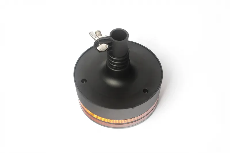 25W LED ЛЕД Аварийна Сигнална Лампа Маяк Буркан Двуредов с 50 Диода Оранжева Жълта 12V - 24V за монтаж на тръба - 5