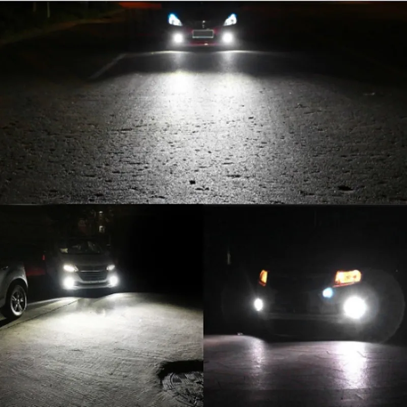2бр. LED 24W 3000lm диодни Крушки H11 H8 H9 12V 24V - 5