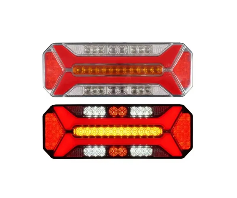 LED стоп с 5 функции за камион и ремарке, динамичен мигач, стоп светлина, заден ход, мъгла, IP66, 12–24V - 5