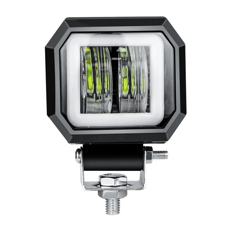 7D LED Халоген 7.6см Диодна Работна Лампа Диоден Фар Прожектор Задна Светлина 20W 1000lm 12V/24V - 5